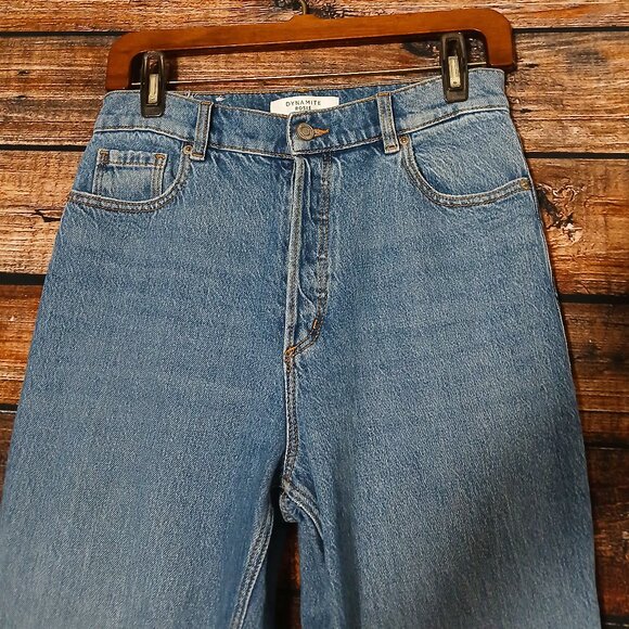 Dynamite Denim Rosie Jeans Size 26 Ultra High Rise Button Fly Slim Leg - Picture 5 of 10